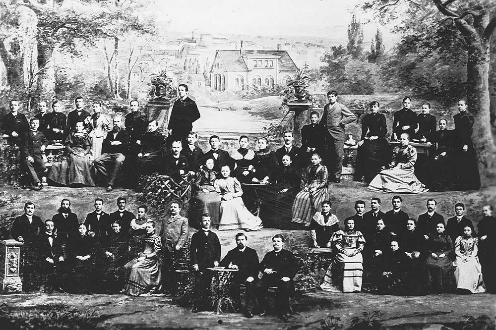 Die "Zionssänger" im Jahr 1895